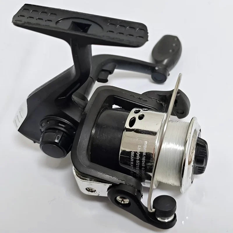 5.2:1 Ultralight Folding Fishing Reel Spinning Reel With 60m Large Fishing Line Diameter Line Roller Casting Wheel Vessel Bait