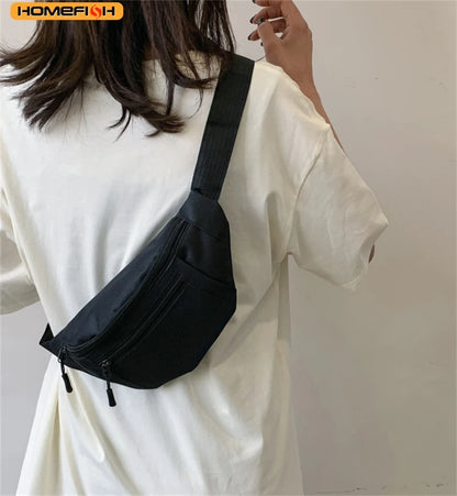 HOMEFISH Fanny Pack Sports Festival Workout Traveling Running Large Crossbody Casual Hands-Free Wallets Waist Pack Phone Bag