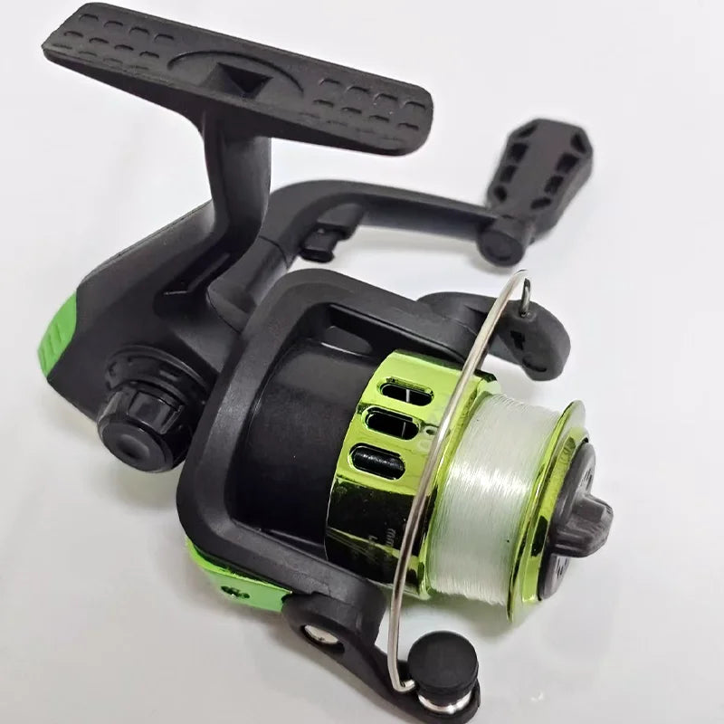 5.2:1 Ultralight Folding Fishing Reel Spinning Reel With 60m Large Fishing Line Diameter Line Roller Casting Wheel Vessel Bait