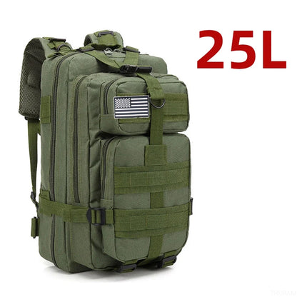 25L/50L Waterproof Tactical Hiking Backpack