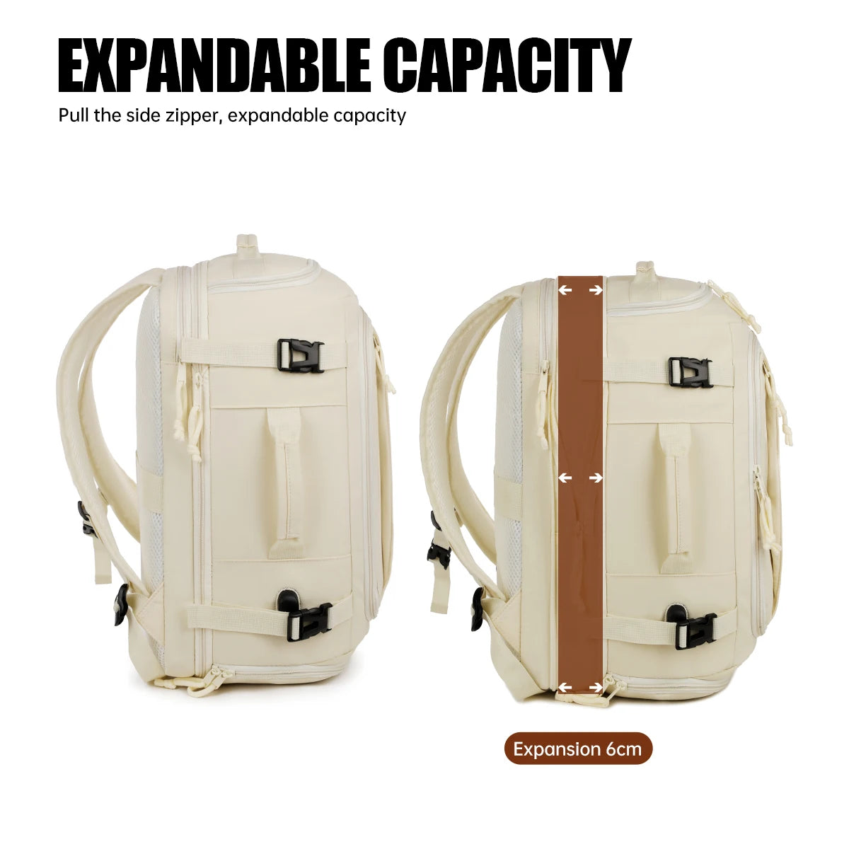 Outdoor Backpacks for Men and Women, Large-Capacity School Bags, Business Trip Luggage Bags, Backpacks with Shoe Compartments, Travel Bags, Computer Bags, Boarding-Free Check-In Bags