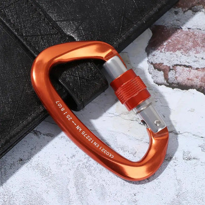 Quality Aluminum Security Master Lock Accessories Mountaineering Protective Equipment Professional Carabiner Climbing Key Hooks