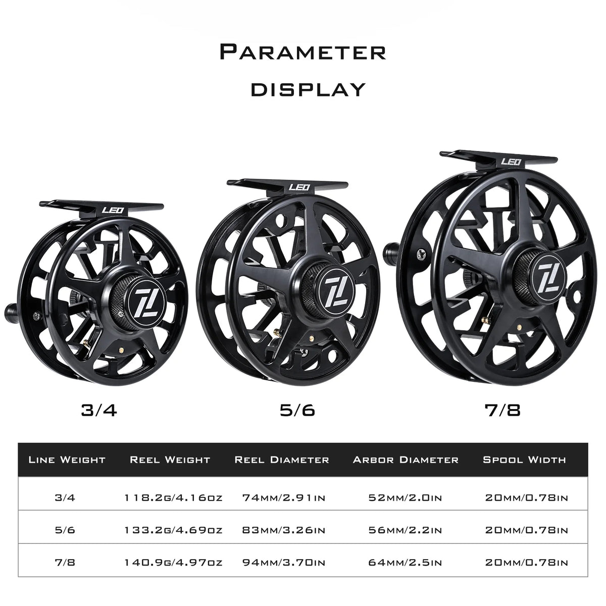 LEO Ultralight Aluminum Fly Reel
