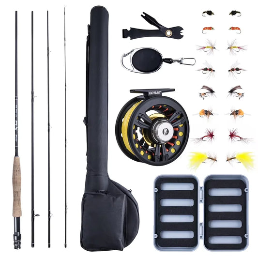Goture Fly Fishing Rod & Reel Combo, 9ft Complete Kit