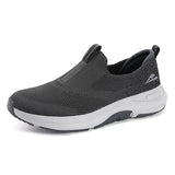 Men’s Lightweight Walking Shoes – Casual Slip-On Sneakers with Breathable Fly Woven Mesh, Comfortable Everyday Footwear