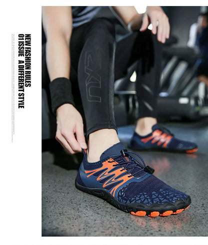 EOCENE Men Women Barefoot Outdoor Sports Aqua Shoes Quick-dry Beach Swimming Fitness Wading Hiking Cycling Water Sneakers Shoes