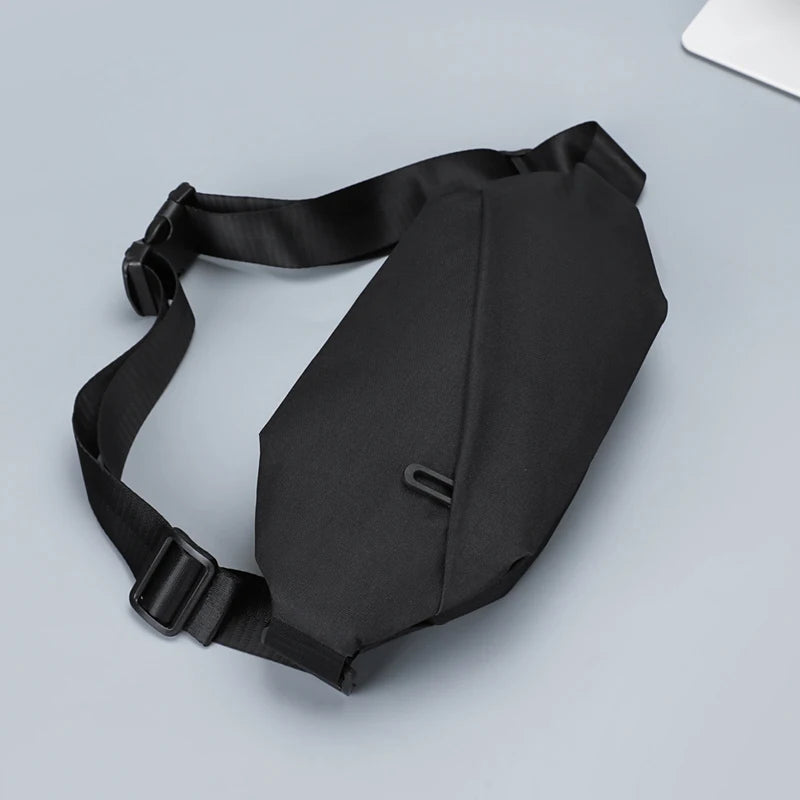 Men Minimalist Outdoor Sports Running Jogging Waist Bag Man Waterproof Fanny Pack Stylish Cross Body Belt Bag Waist Bag for Men