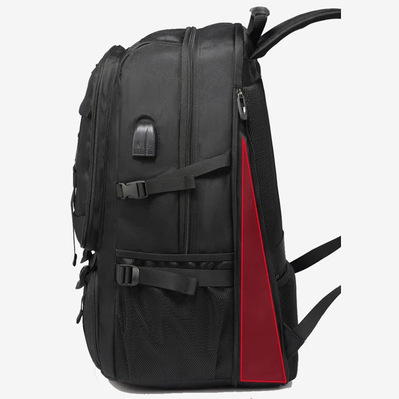 50L 80L Backpack Large Travel Backpack Men Separate Shoe Compartment Business Bag Outdoor Sports Man Black Storage Backpacks