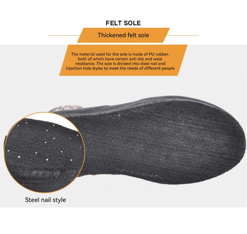 5mm Neoprene Felt Sole Wading Shoes
