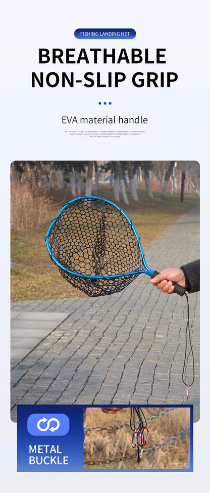 TAIYU Ultralight Silicone Mesh Landing Net