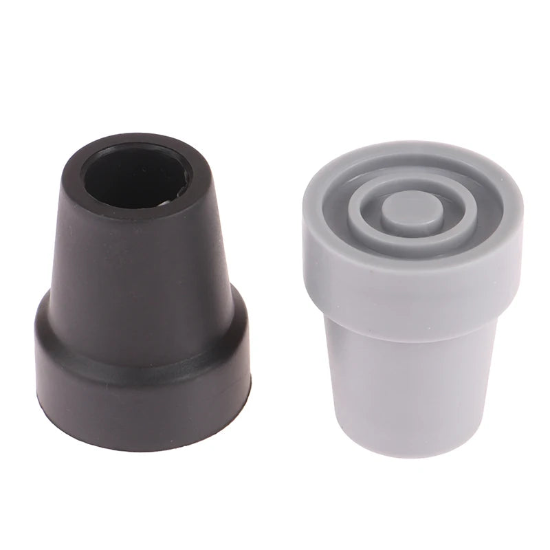 1/2Pcs 19mm Antiskid Rubber Crutch Tip Pad Durable Rubber Anti-Slid Heavy Duty Canes Replacement For Walking Stick Crutch