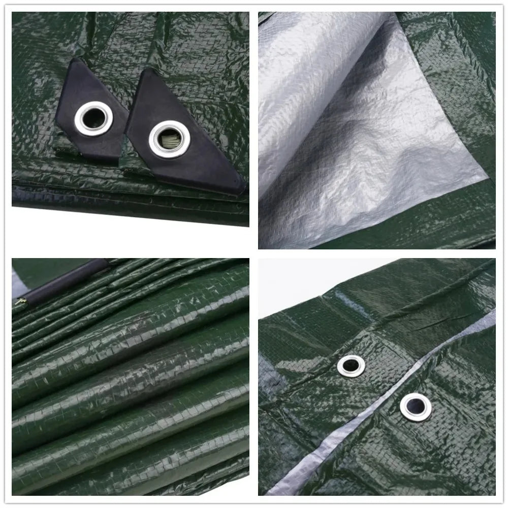 2026 5x4m 4x3m 3x3m Large Waterproof Tarp Camping Tent Outdoor Shade Sail Ultralight Garden Canopy Awning Tourist Beach Sun