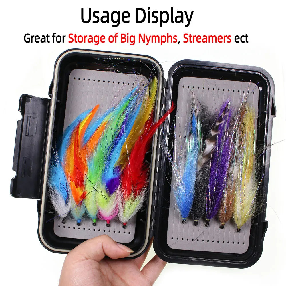 Bimoo Big Pocket Streamer Fly Box 7.68 x 4.53 in