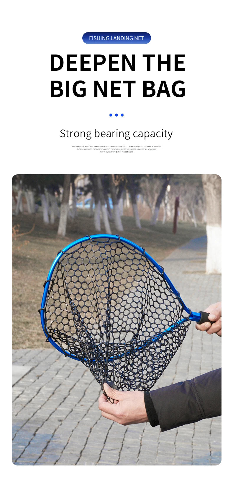 TAIYU Ultralight Silicone Mesh Landing Net