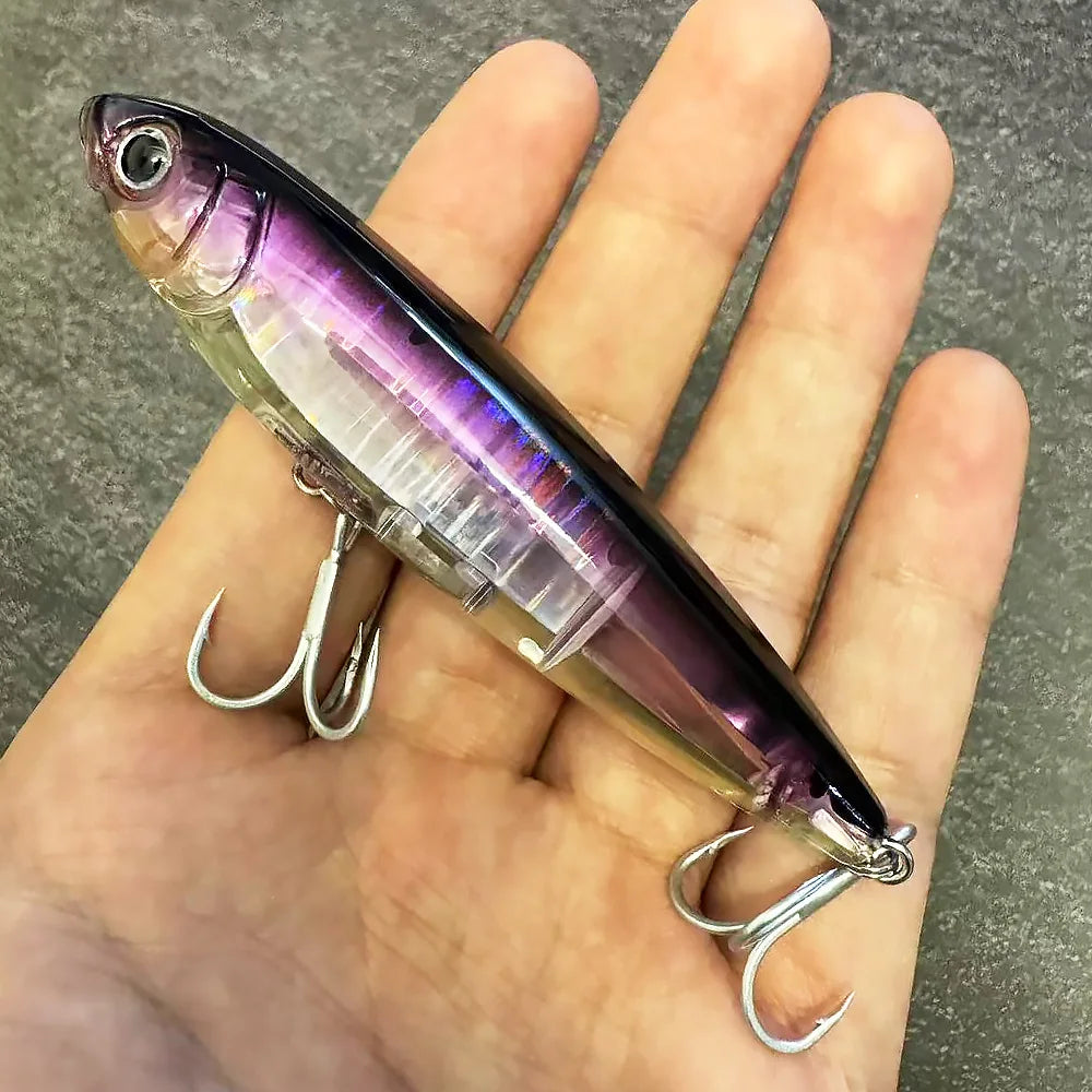 GOBAIT Floating Pencil Topwater Lure, 10cm Walk-the-Dog