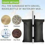 Camping Equipment Outdoor Accessories Garden Gazebo Foot Leg Feet Weights Sand Bag Marquee Waterproof Tent Set Tent Accessories