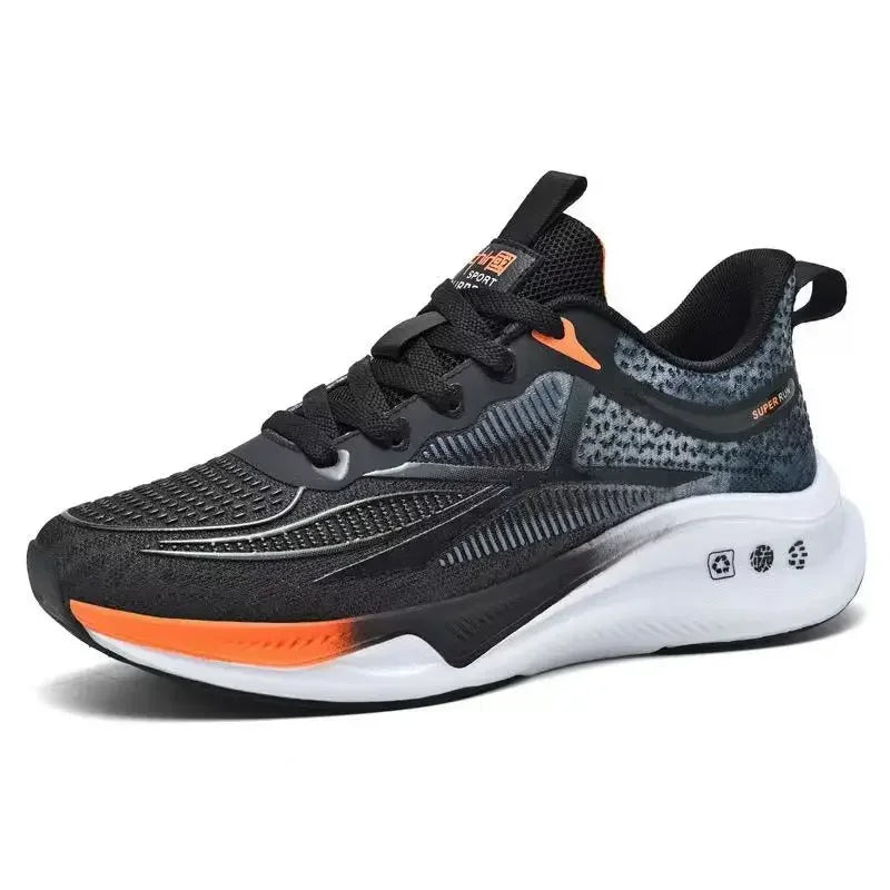 Men’s Running & Walking Shoes – Lightweight Breathable Lace-Up Sneakers, Comfortable Tennis Shoes