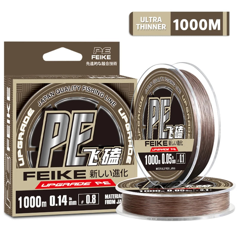 ZUKIBO 0.05mm Micro PE Braided Line 1000m