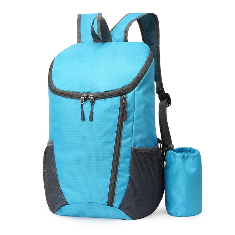 Outdoor Travel Backpack Waterproof Camping Storage Backpack Folding Sports Mountaineering Bag Travel sports backpack