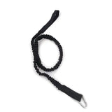 Elastic Kayak Paddle Leash & Fishing Rod Holder – Stretchable Coiled Safety Rope with Carabiner for Canoe, Rowing & Boat Accessories