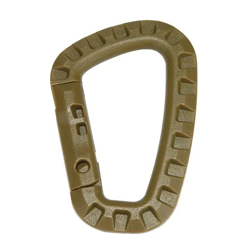 1/2/3/4/6pcs Tactical Carabiner Carabina Karabiner Clip Plastic Cadet Hiking Camping