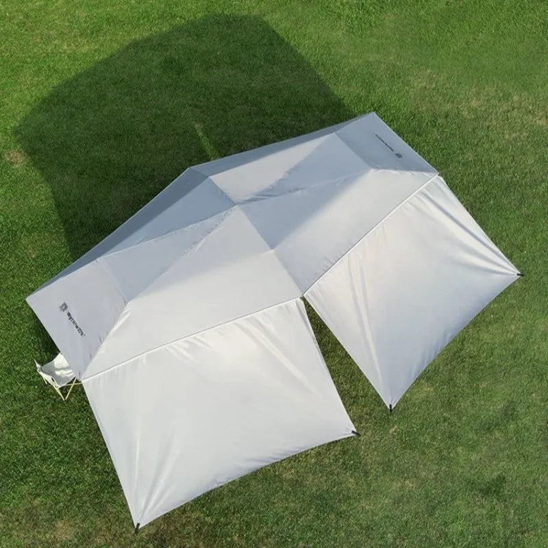 Camping Foldable Portable Sun Shelter Quick Setup Beach Picnic Sun Protection Shelters Waterproof Adjustable Camping Supplies