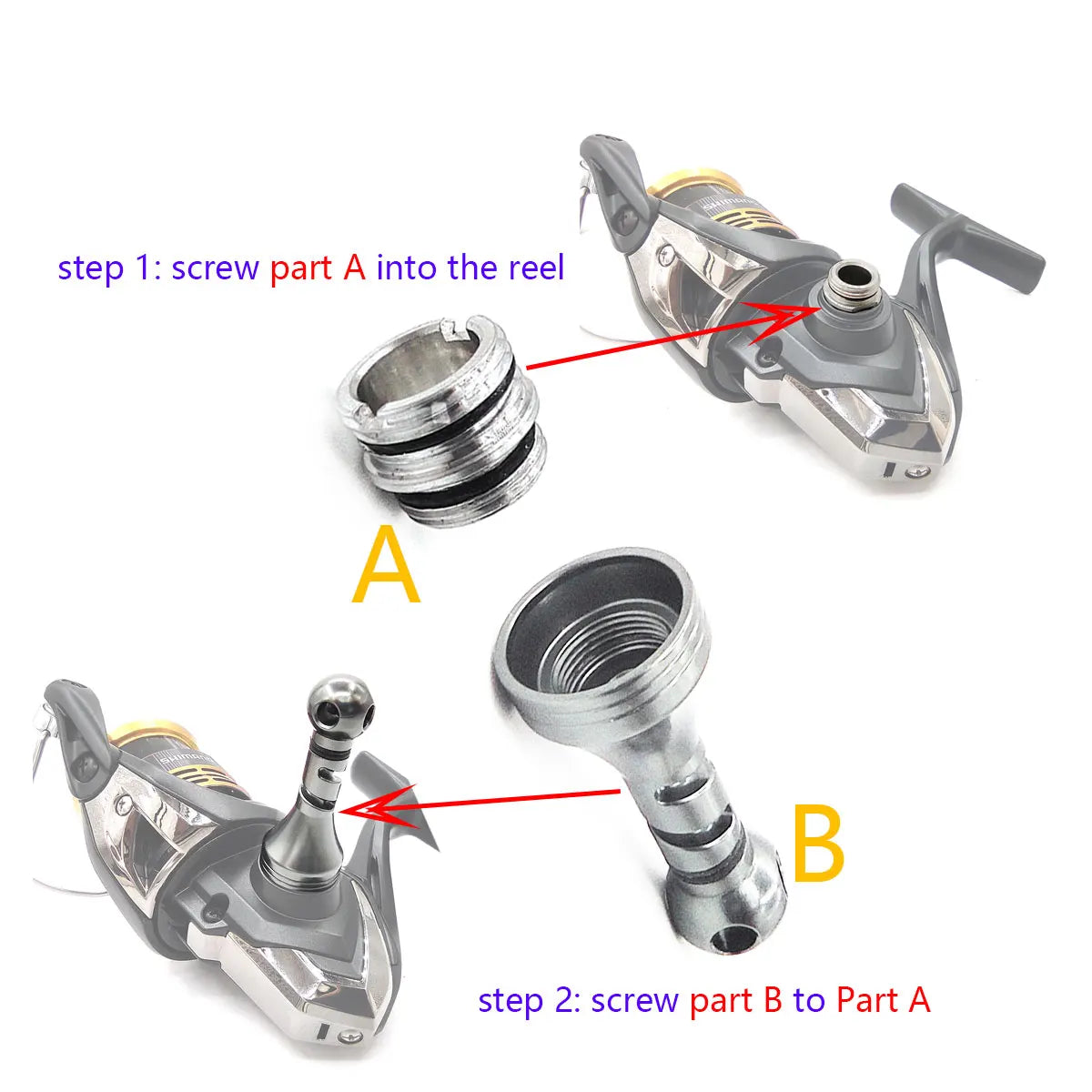 HUWIRO Spinning Reel Handle Stand