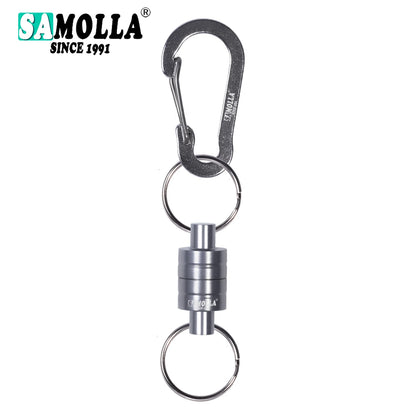 SAMOLLA Magnetic Net Release with Coiled Lanyard