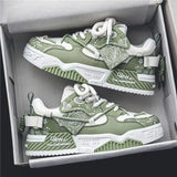 Men’s Casual Sneakers – Outdoor Fashion Vulcanized Shoes with Breathable Platform Design (Spring & Walking Comfort)
