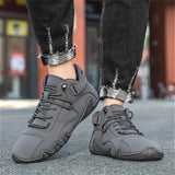 Men’s Walking Shoes – Soft Comfortable Leather Sneakers for Travel, Street Fashion & Daily Wear