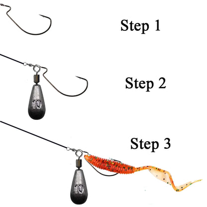 Teardrop Fishing Weight Sinkers (10 Pack)