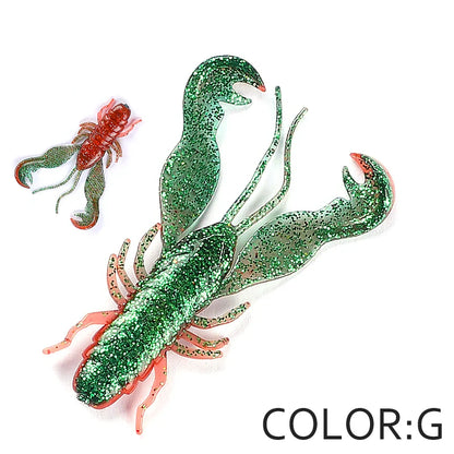 Supercontinent Filet Craw 40mm/15pcs 70mm/6pcs Soft Lure Fishing Lures shrimp Lobster Soft Plastic Lure Fishing Lures