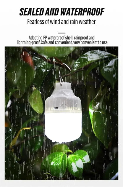1-10PCS USB Rechargeable LED Camping Light Waterproof Portable High Power Outdoor Lantern for Hiking BBQ Emergency Hunting