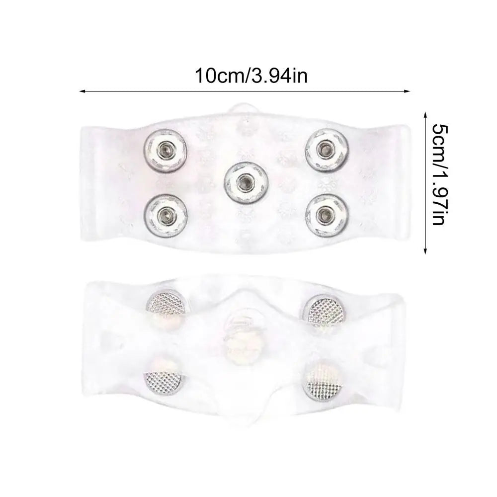 5 Studs Snow Ice Claw Anti-Skid Snow Ice Thermo Plastic Elastomer Climbing Shoes Spikes Grips Cleats Over Shoes Covers Crampons