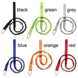 Adjustable Elastic Kayak & Canoe Paddle Leash – Fishing Rod Safety Rope with Carabiner for Rowing & Boat Accessories