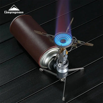 CAMPINGMOON XD-2F Outdoor Portable Voltage Stabilized Integrated Gas Stove High Power Windproof Hiking Field Stove Cooker