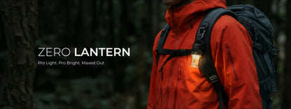 FLEXTAIL ZERO LANTERN - 56g Ultralight 2-in-1 Camping Light, 300LM Bright LED, IPX5 Waterproof for Hiking Camping
