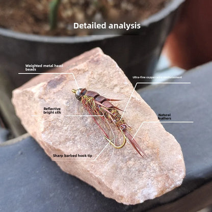 Realistic Stonefly Nymph Flies (5 Pack)