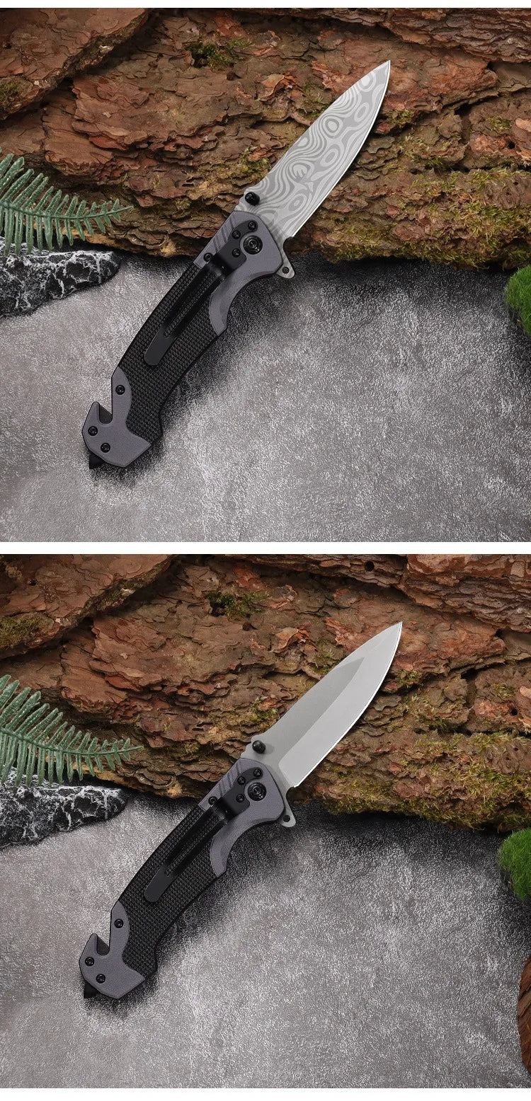 Multi Functional Sharp and Convenient Folding Knife Pocket Knife, Suitable for Wilderness Survival, Camping, Fishing, Hunting