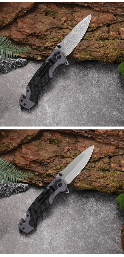 Multi Functional Sharp and Convenient Folding Knife Pocket Knife, Suitable for Wilderness Survival, Camping, Fishing, Hunting