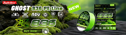 ZUKIBO 99% Fluorocarbon Fishing Line 100m