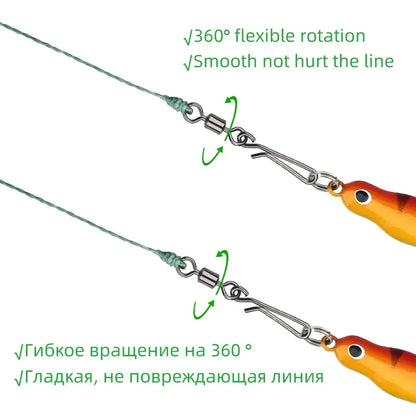 Rolling Swivel Snaps (10-50 Pack)