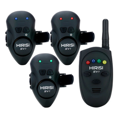 Hirisi SV1 Wireless Bite Alarm Set with Receiver