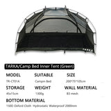 TARKA Camping Bed Tent Only Inner Tent Insect Prevention Mesh Tent Used For Camping Bed Wild Summer Hiking One Person Tent ﻿