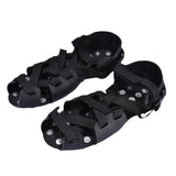 Crampons For Hiking Boots 32-Spikes Crampons Ice Cleats Traction Snow Grips Winter Ice Snow Grips Traction Cleats  For Walking