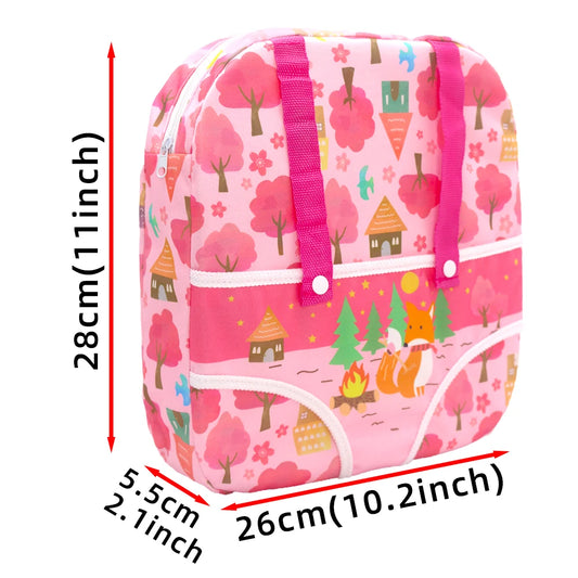 New Carrier Backpack For 12/14/16/18 Inch Born Baby Doll, 30/35/40/25cm Girl Dolls Out Going Holder