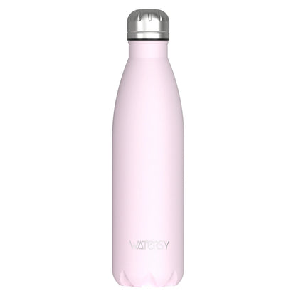 WATERSY 500ml Stainless Steel Water Bottle Insulated Vacuum Flask Double Wall Thermal Cup Keep Cold Hot Sports Kettle