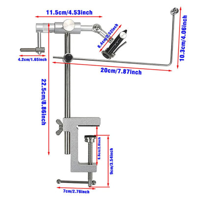 MNFT 360 Degree Rotary Fly Tying Vise