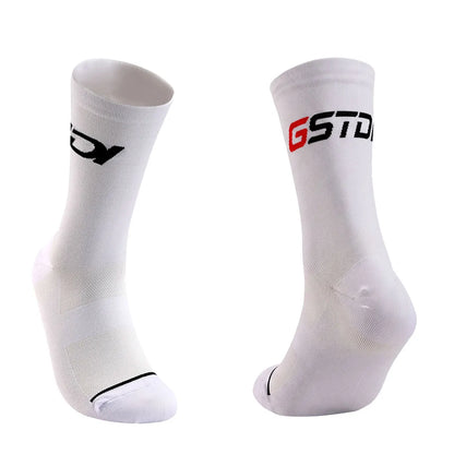 GSTDI New Cycling Socks High Quality Compression Men  Bike Outdoor Women Running Professional Sports Running