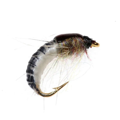 Bimoo Realistic Scud and Caddis Nymphs #12 (6 Pack)